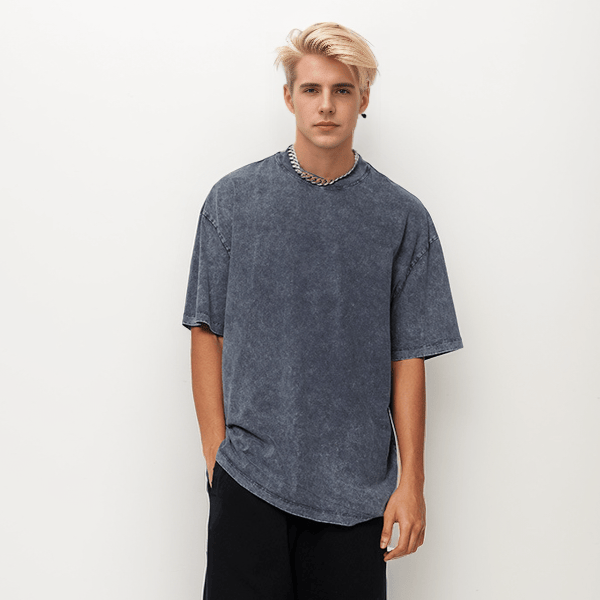 T-shirt Batik a maniche corte con scollo piccolo