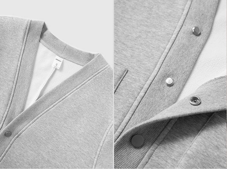 Cardiganjakke med fjerninfrarød varmeopbevaring