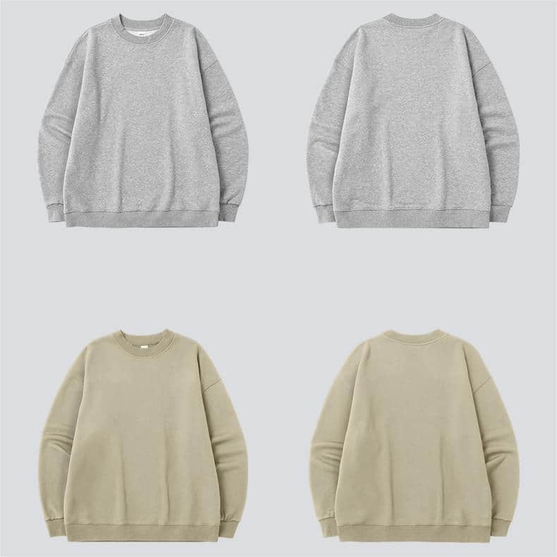 Толстовка с круглым вырезом для хранения инфракрасного тепла