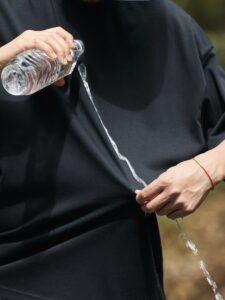 Maglietta Coolmax impermeabile e resistente agli olii Upf50+