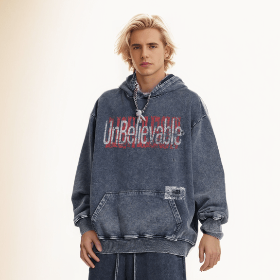 Digitaldruck Heavy Washed Hoodie