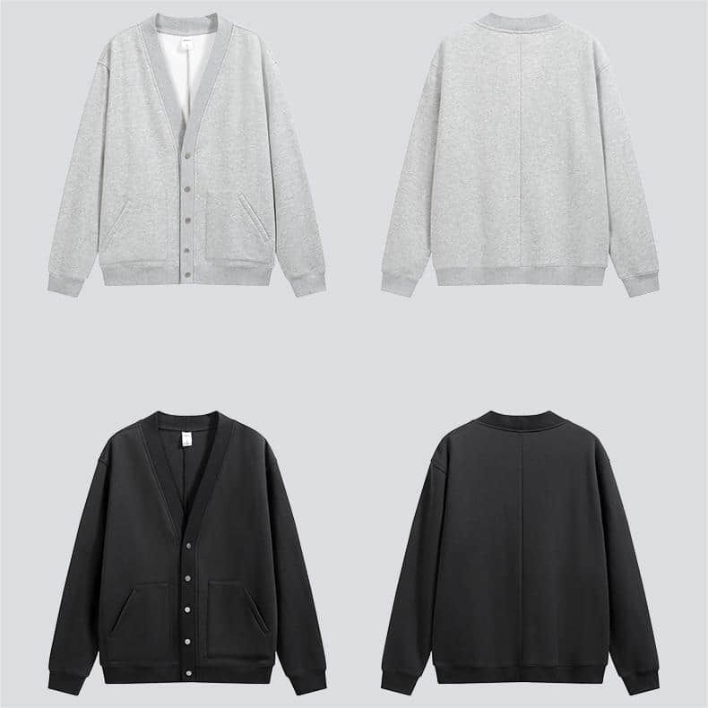 Cardiganjakke med fjerninfrarød varmeopbevaring