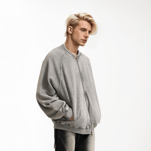 Куртка с рукавами реглан в стиле оверсайз