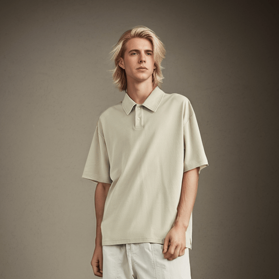 Kurzärmeliges Pique-Polo mit kühlem Tragegefühl