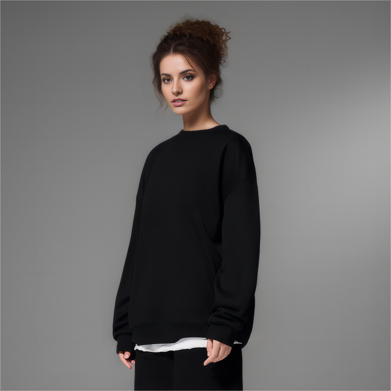 Sudadera con capucha y cuello redondo con almacenamiento térmico por infrarrojos lejanos