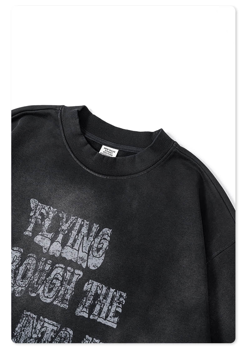 Толстовка с принтом в стиле батик