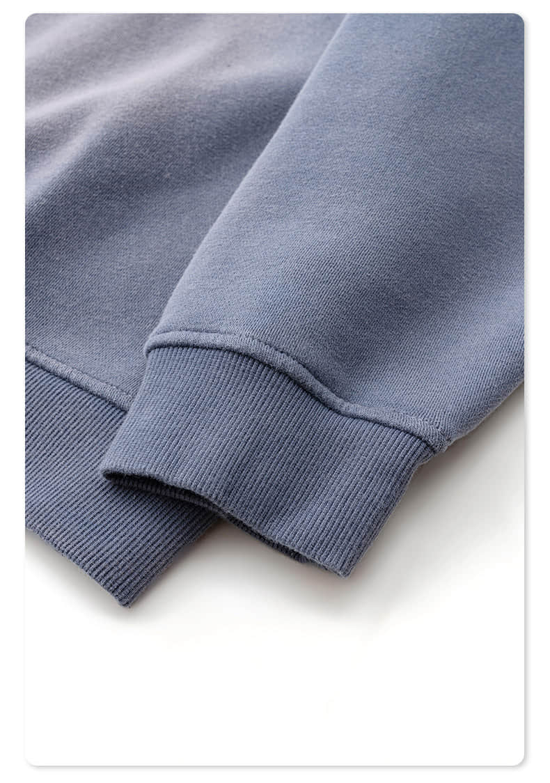 Sweatshirt à col montant et manches raglan délavées