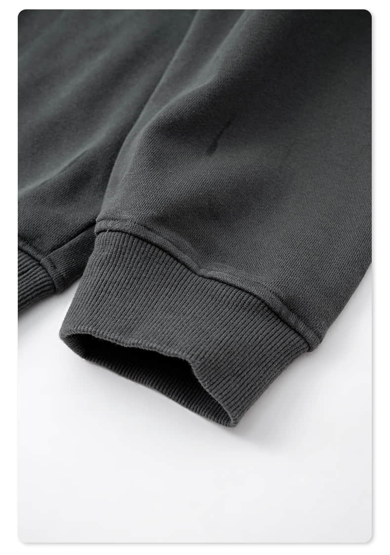 Düşük Omuzlu Degrade Yıkamalı Fırça Baskılı Crewneck Sweatshirt