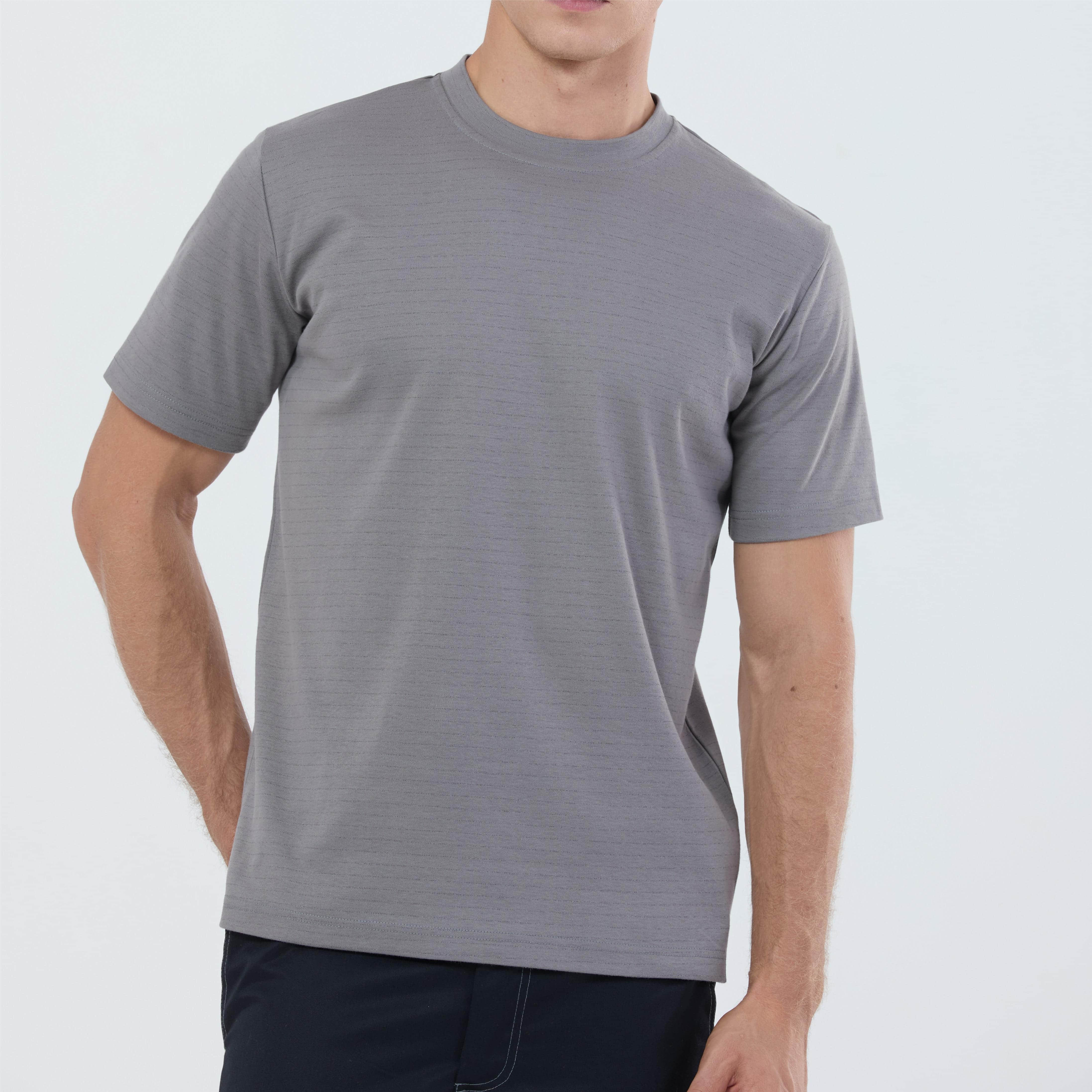 Футболка из чистого хлопка с антистатическим и огнезащитным покрытием