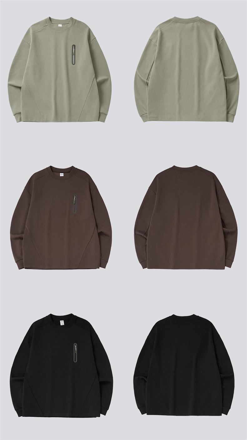 Умная толстовка с регулирующим температуру вырезом и карманами с клееными швами