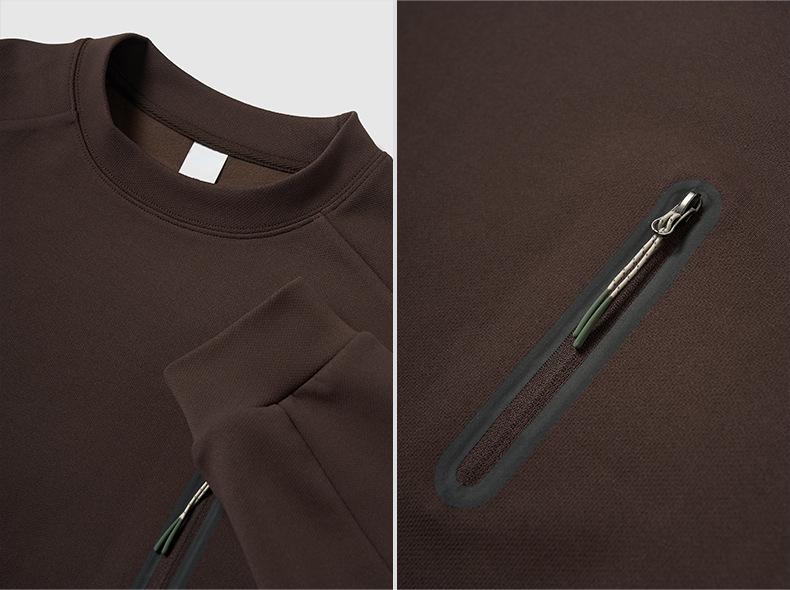 Умная толстовка с регулирующим температуру вырезом и карманами с клееными швами