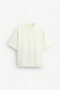 Rahat Kesimli Esnek Pamuklu Tişört
