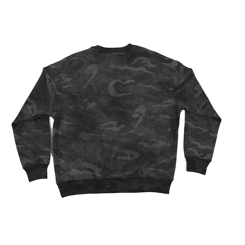 Camisola casual pesada com gola redonda para homem Camisola casual pesada com gola redonda para homem