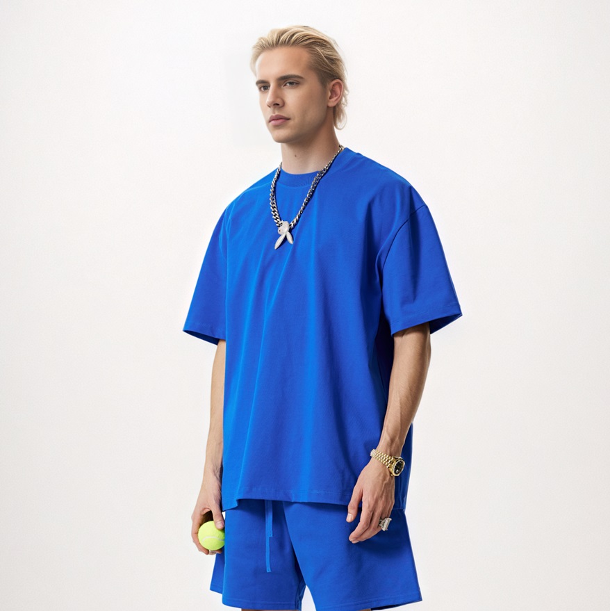 Premium 305g Heavyweight Oversized Drop Shoulder T-shirt (zero restringimento)
