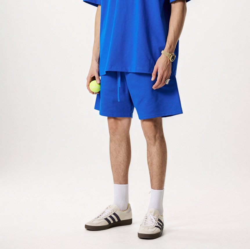 Pantaloncini stile nebbia in tessuto Loop pesante per uomo