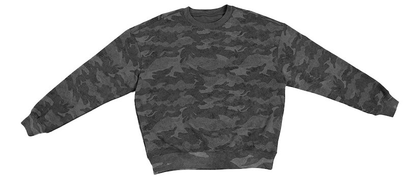 Vintage Sıkıntılı Crewneck Sweatshirt