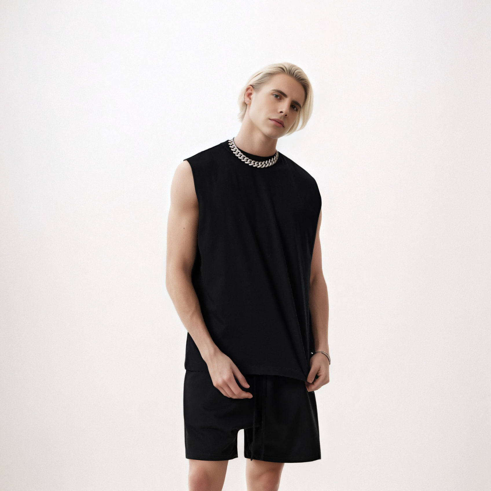 Kühlendes, antibakterielles, leichtes, ärmelloses Top