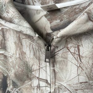 Desert Camo Zip Hoodie With Thermal Fleece Lined