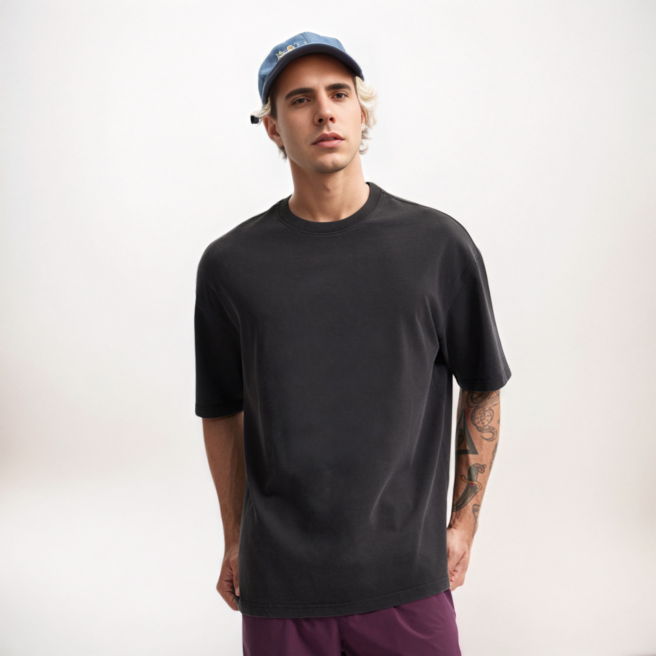 West Coast Classic: Ağır Sıklet Penye Pamuklu Tişört