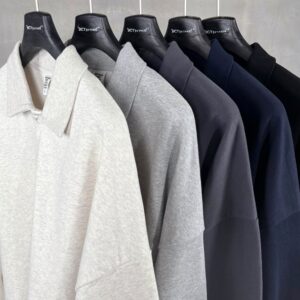 Baroque Fleece Half-cardigans Tripe Sweatshirt