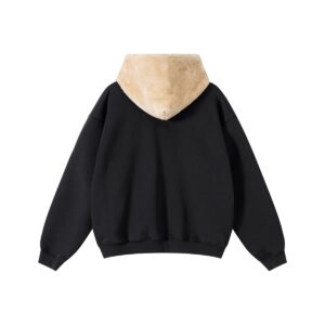 Giacca con zip con fodera in pile termico