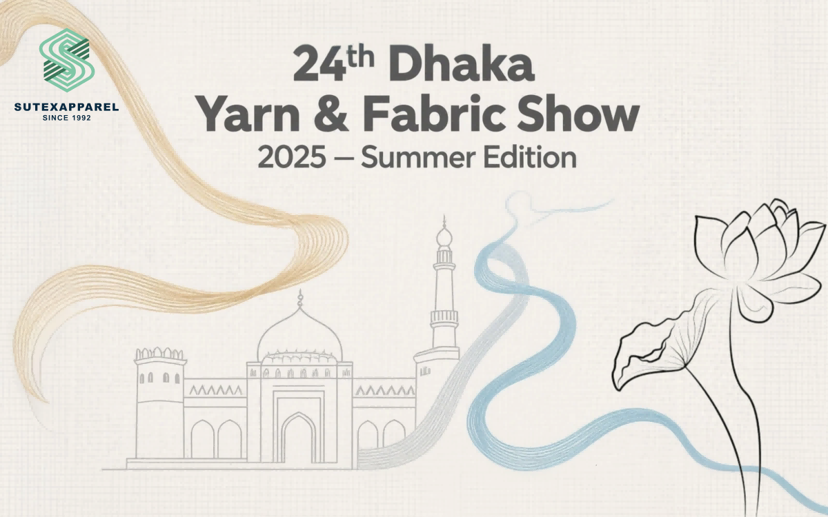 Sutex Apparel fremviser innovativt strikket tøj på den 24. Dhaka International Yarn And Fabric Show 2025 (sommerudgave)