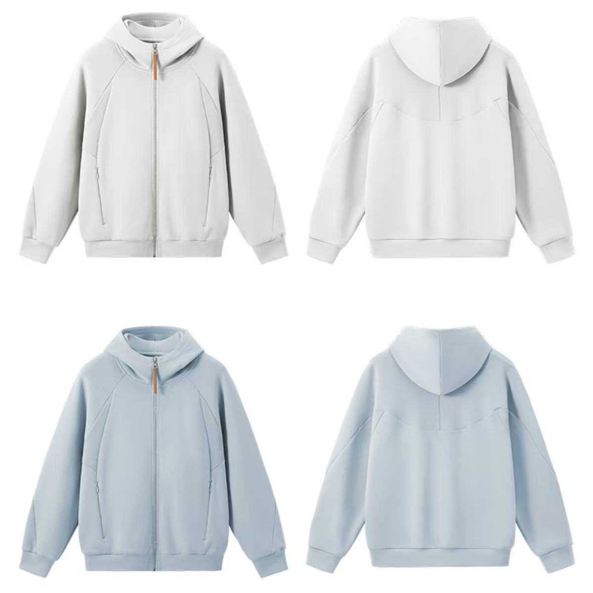 Lycra Jelly Zip-up Hoodie – Four Way Stretch & Air Layer Technology