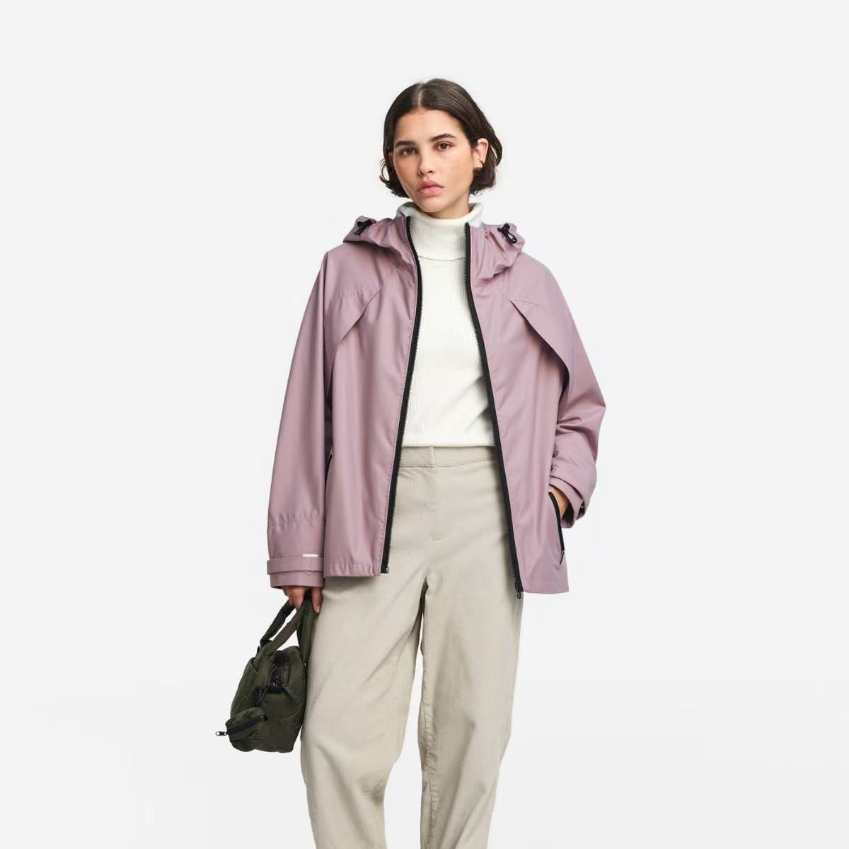 Vind- og vandtæt termokromisk jakke