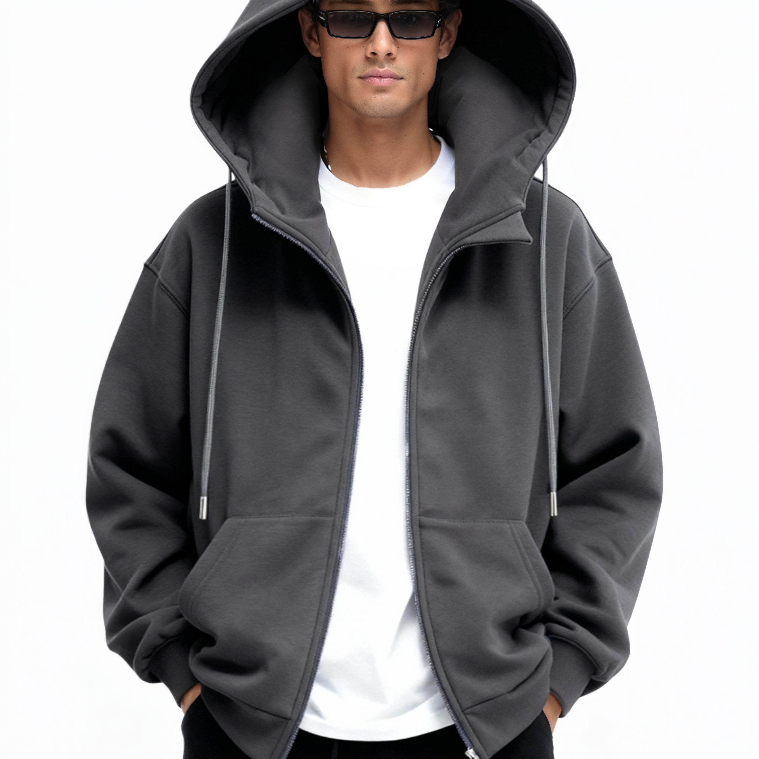 Felpa con cappuccio Airbag da viaggio in Lycra® con cuscino per il collo