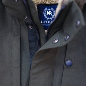 取り外し可能なテディ・ファー・ベスト付き2-in-1メンズ・パーカー