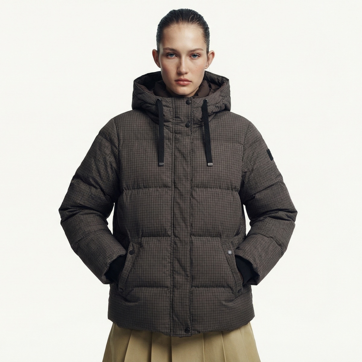 Chaqueta de mujer de poliéster con acabado hidrófugo Rudolf