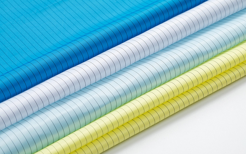 Tissu de soie polyester ESD antistatique